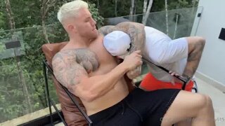 Drew fucked by French Muscle